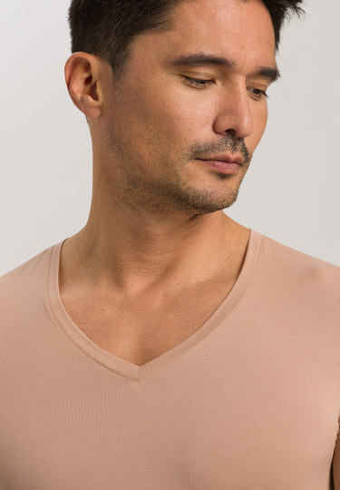 73089 Cotton Superior V-Neck Shirt - 1216 Neutral